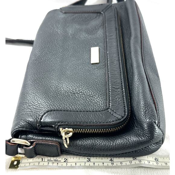 Kate Spade New York Black Pebbled Leather Shoulder Crossbody Bag - Picture 8 of 10